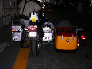 Lockable boot on the sidecar